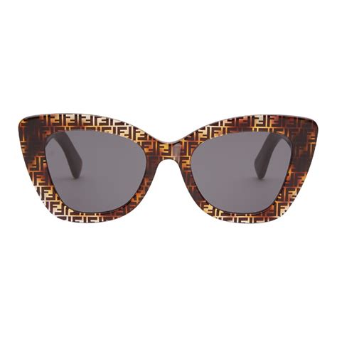 occhiali sole fendi 0306 s|FENDI F is Fendi Cat Eye Sunglasses FF 0306/S Havana.